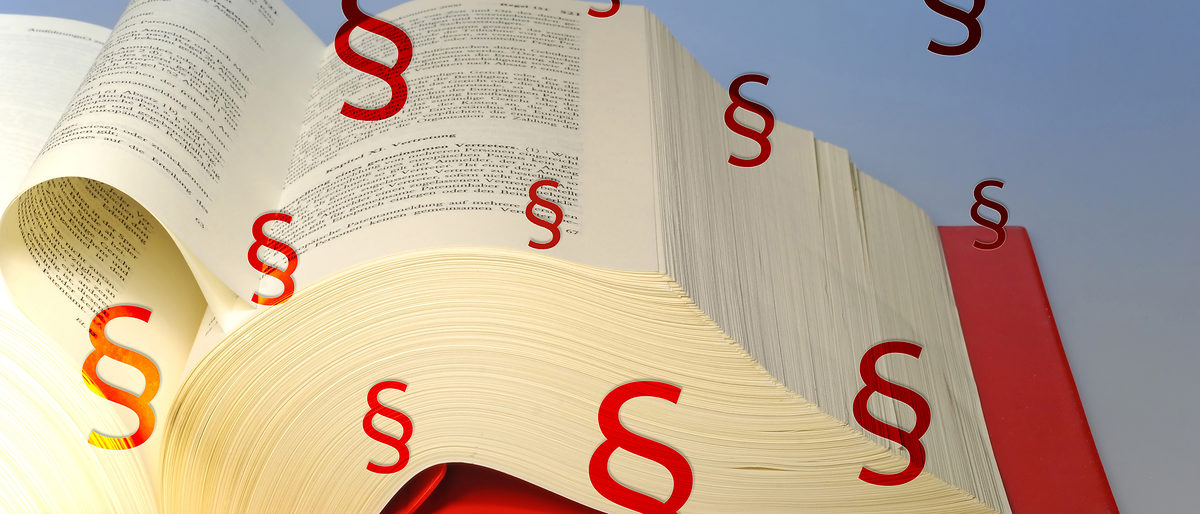 Buch mit Paragrafen