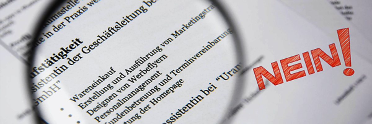 Bewerbung