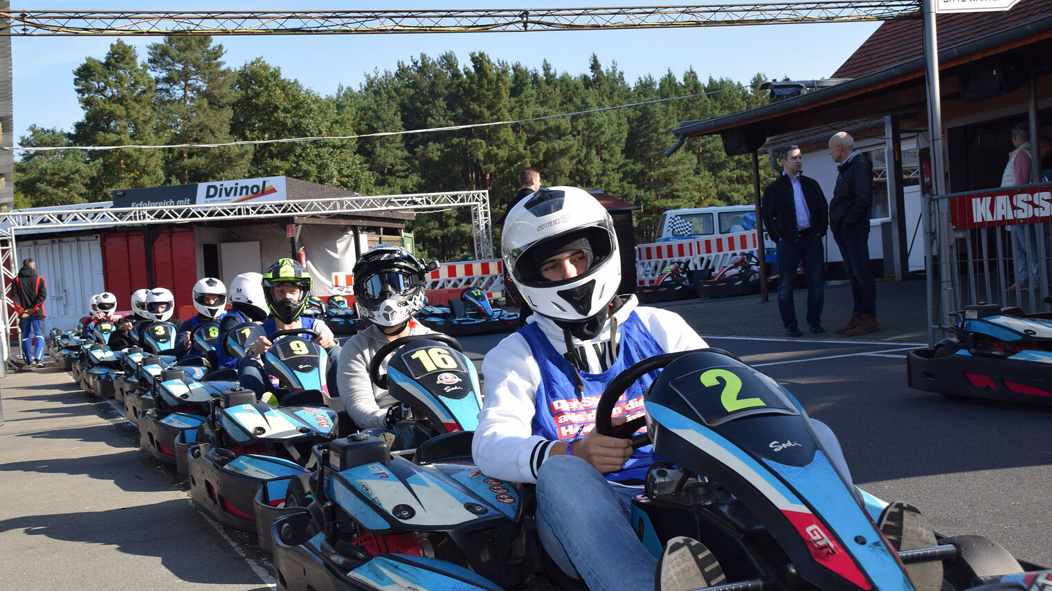 Gokartfahrer Kreishandwerkerschaft Dahme-Spreewald