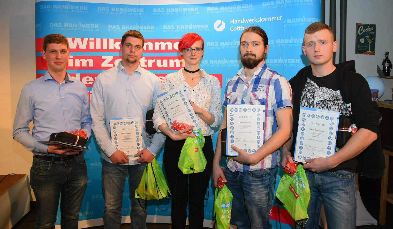 Bestenehrung 2017 im Handwerk