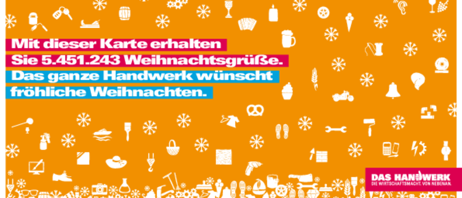 Weihnachstkarte Imagekampagne