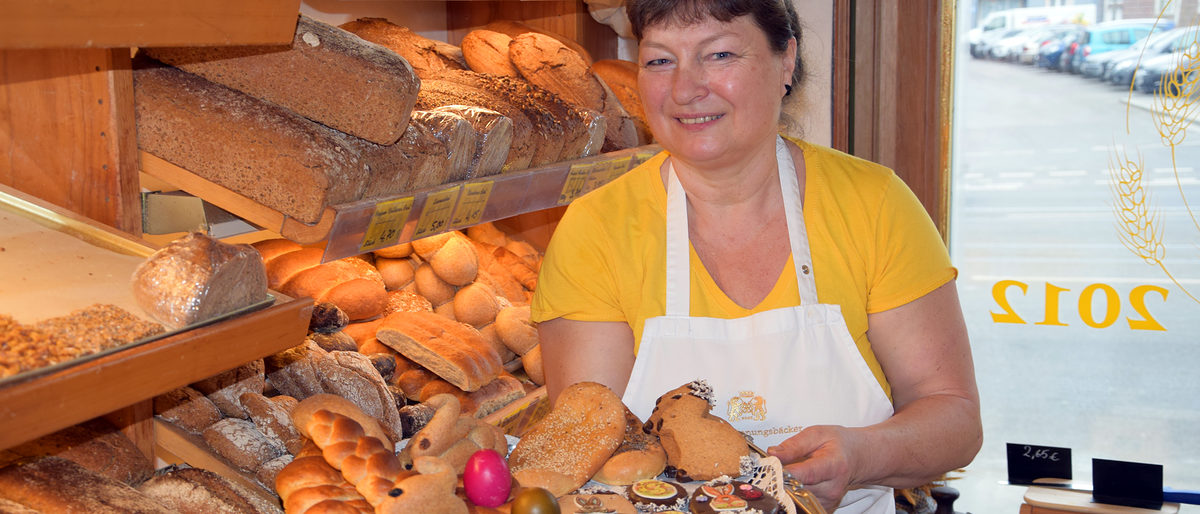 Bäckermeisterin Diana Lewandowski Ostergebäck