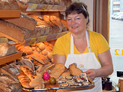 Bäckermeisterin Diana Lewandowski Ostergebäck