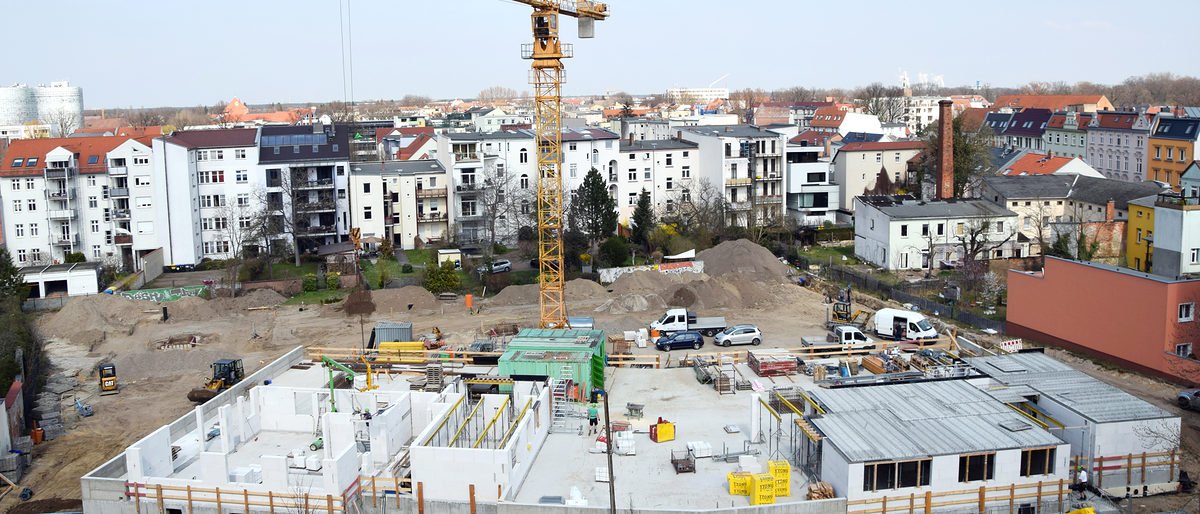 Konjunktur Frühjahr 2018, Baustelle von oben