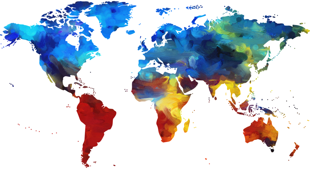Bunte Farben Welt Umwelt Klima