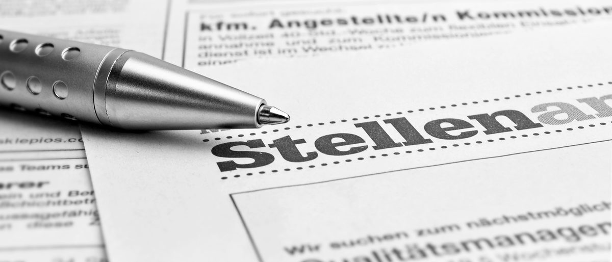 Stellenanzeige