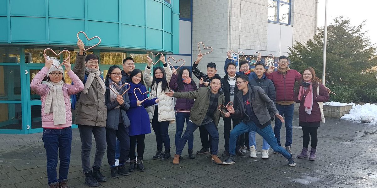 Mongolische Schüler in der Lausitz 2019
