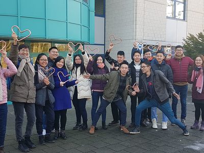 Mongolische Schüler in der Lausitz 2019