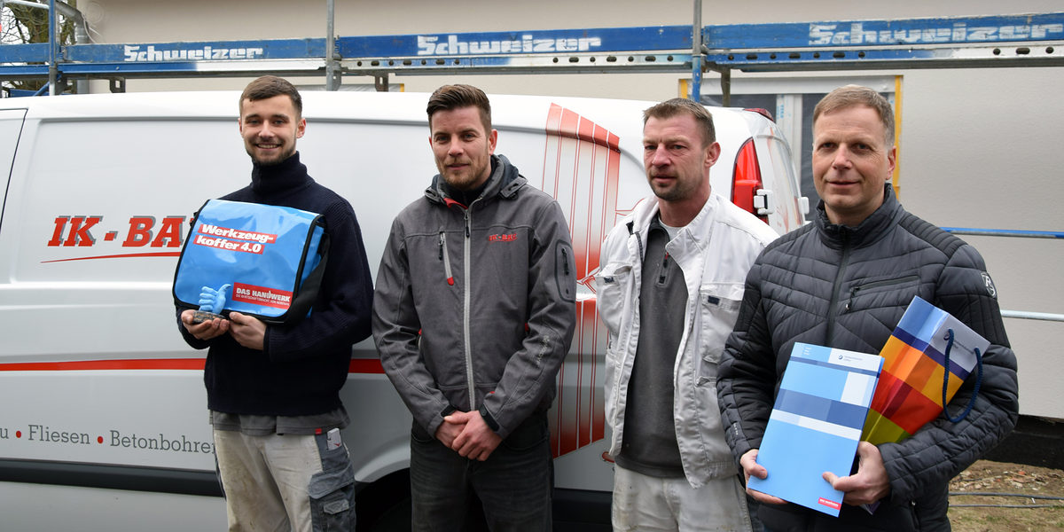 Lehrling des Monats Februar 2019 IK Bau aus Cottbus
