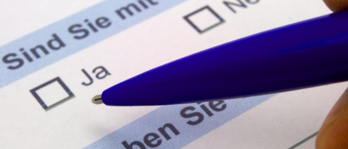 Bürokratie Umfrage