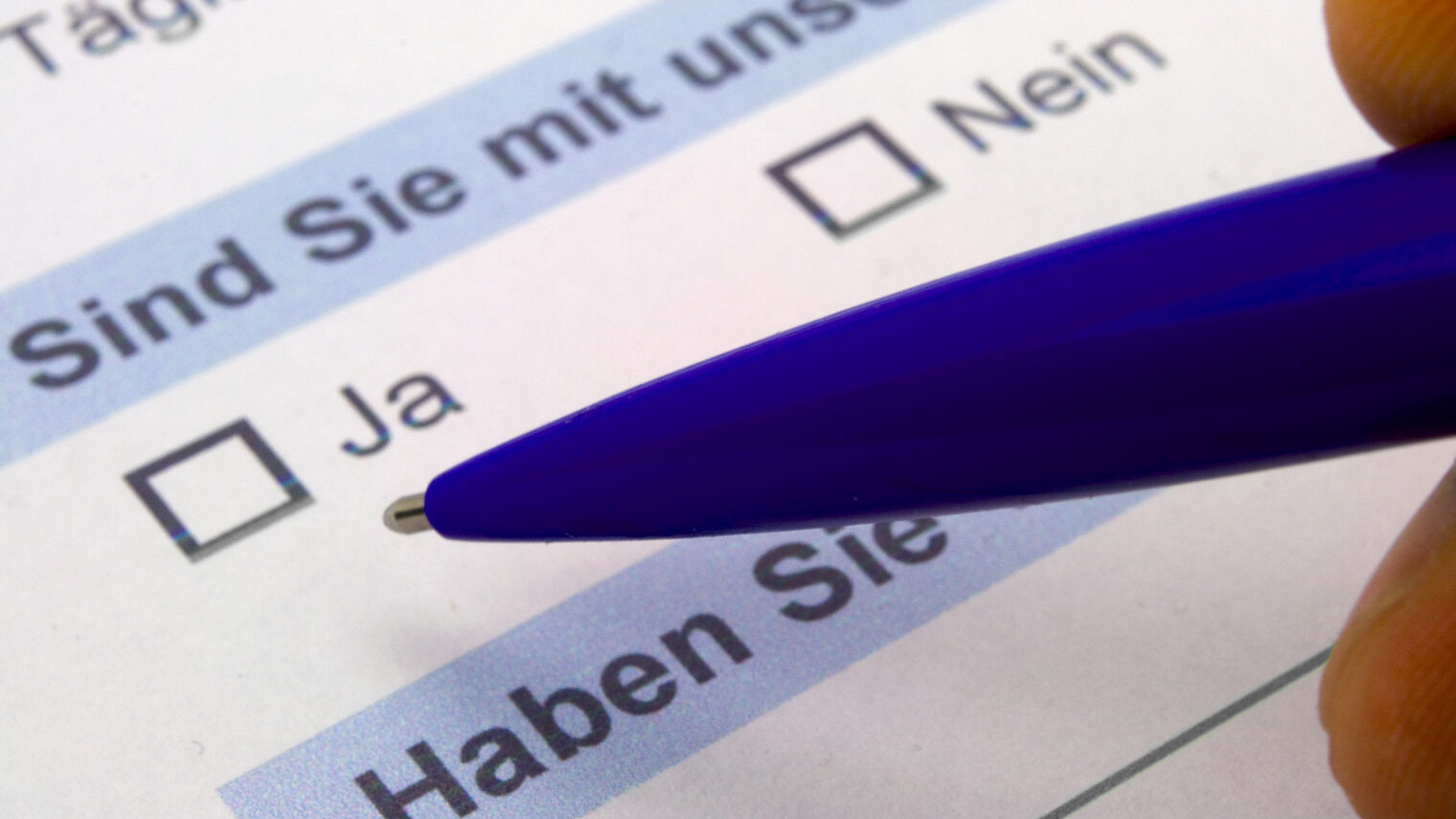 Bürokratie Umfrage