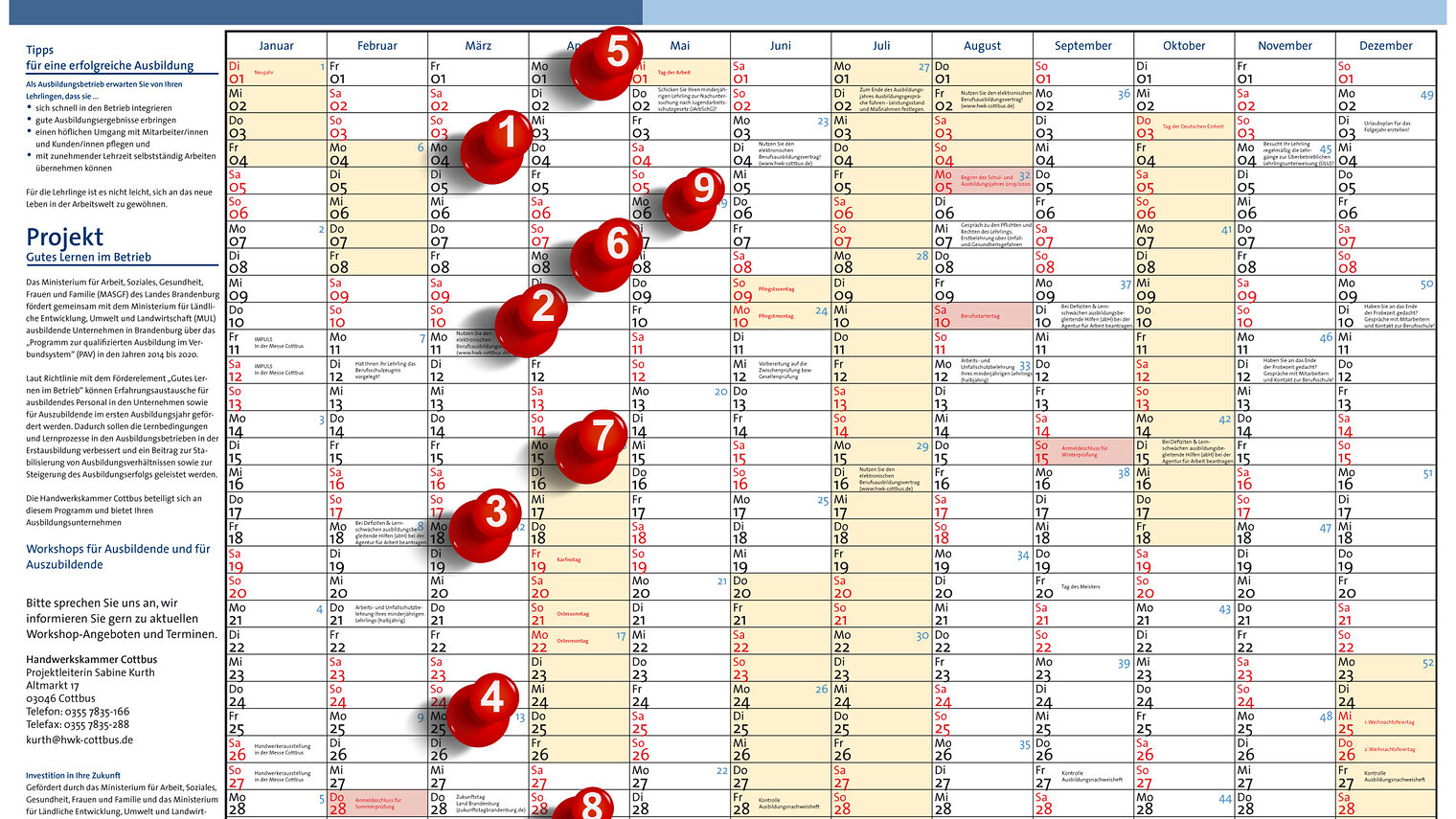 Ausbildungskalender Mai 2019 Serie Teil 9