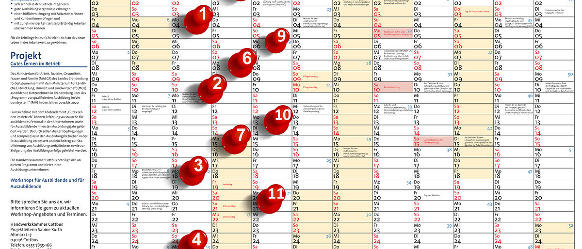 Ausbildungskalender Teil 11