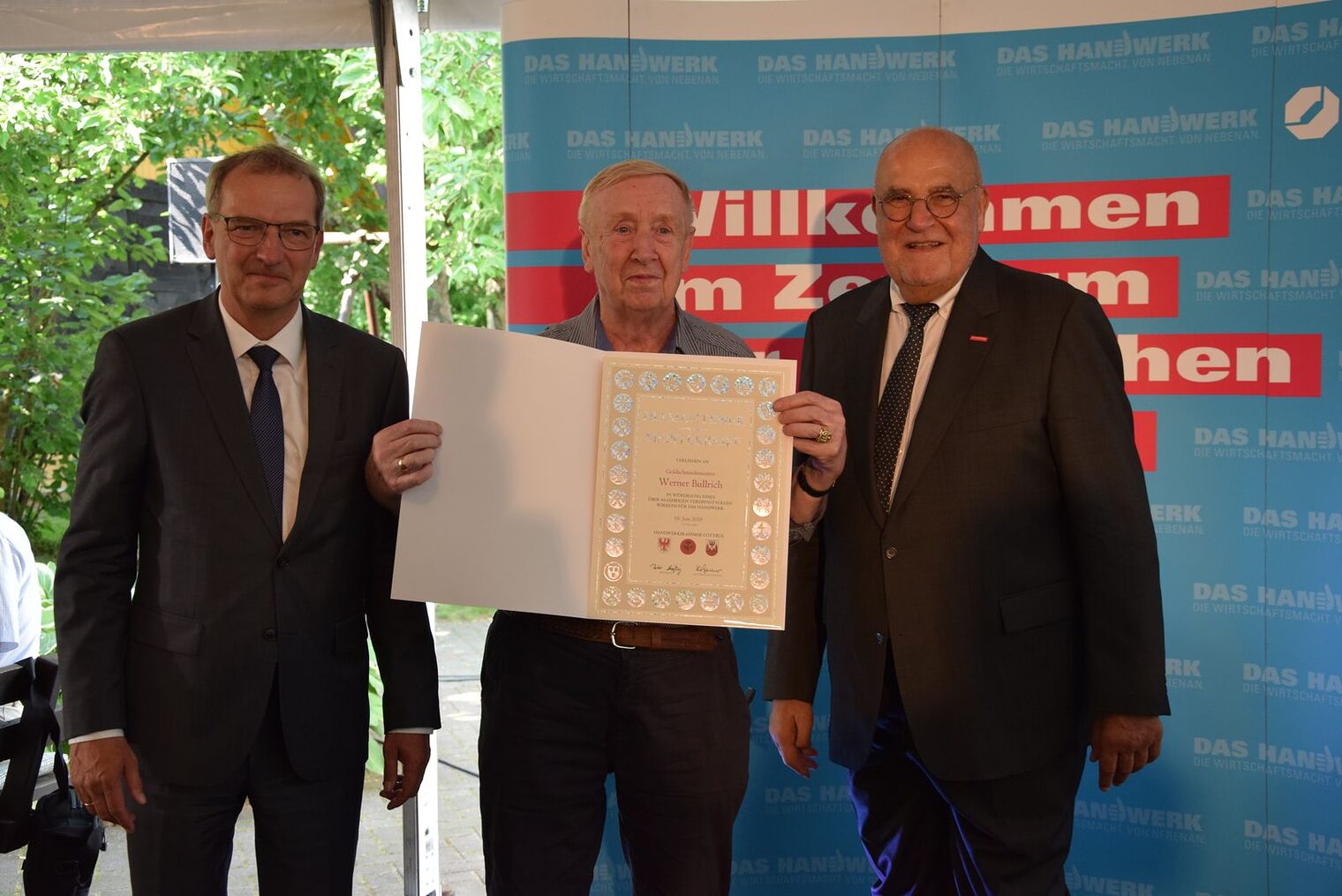 Übergabe Diamantene und Goldene Meister 2019