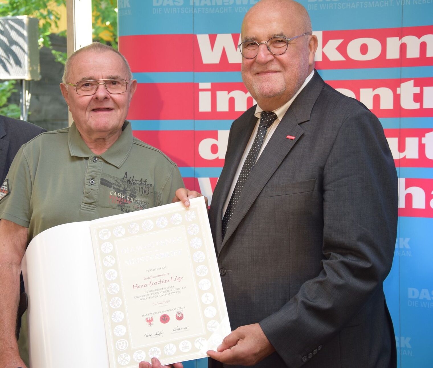 Übergabe Diamantene und Goldene Meister 2019