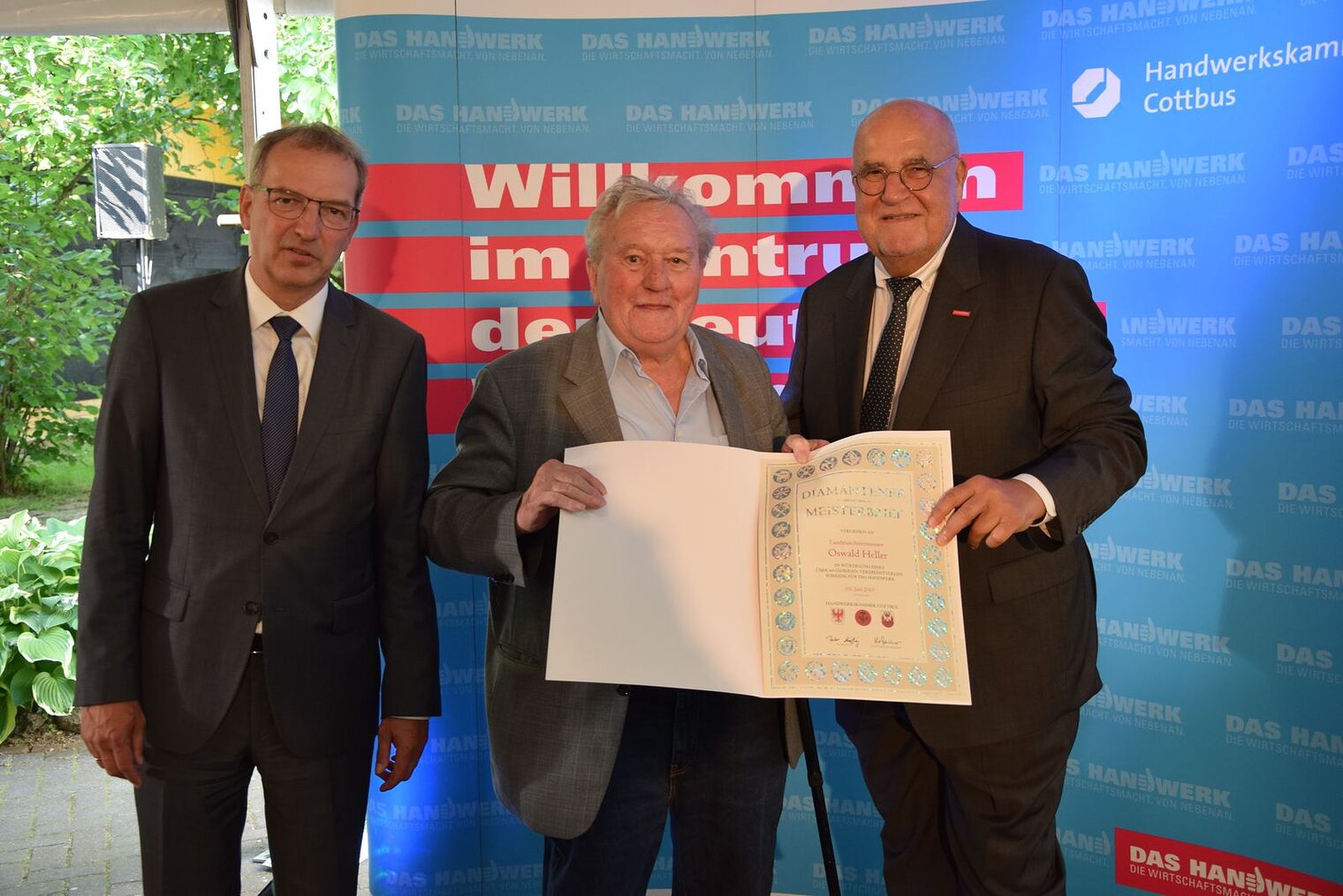 Übergabe Diamantene und Goldene Meister 2019