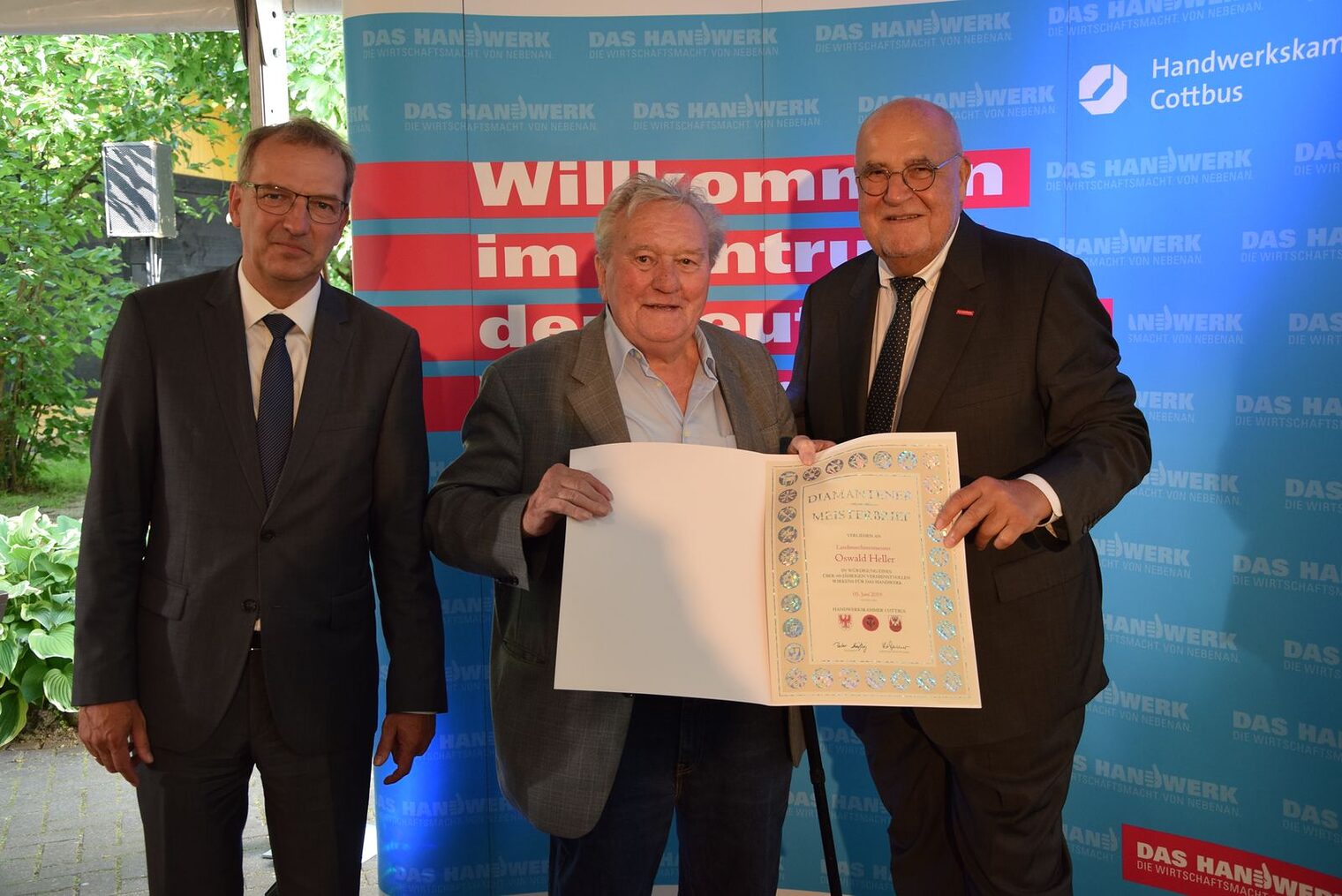 Übergabe Diamantene und Goldene Meister 2019