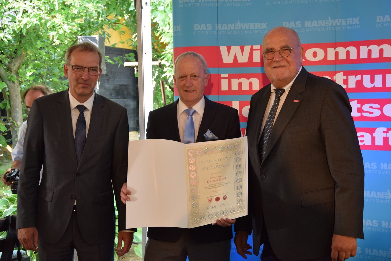 Übergabe Diamantene und Goldene Meister 2019