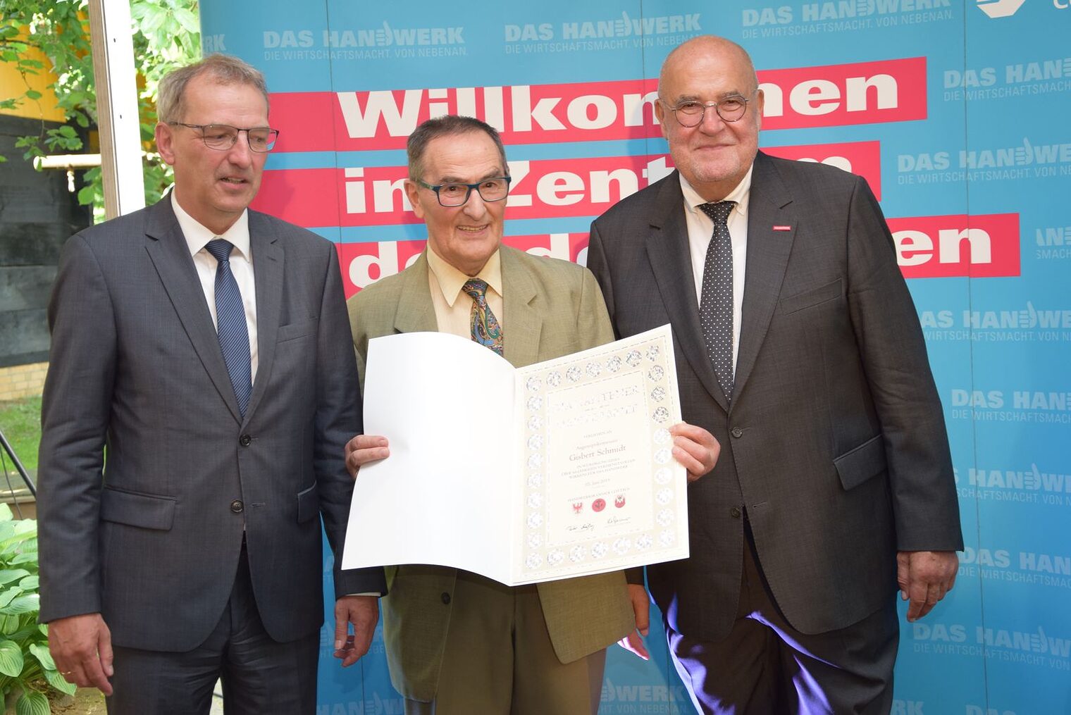 Übergabe Diamantene und Goldene Meister 2019