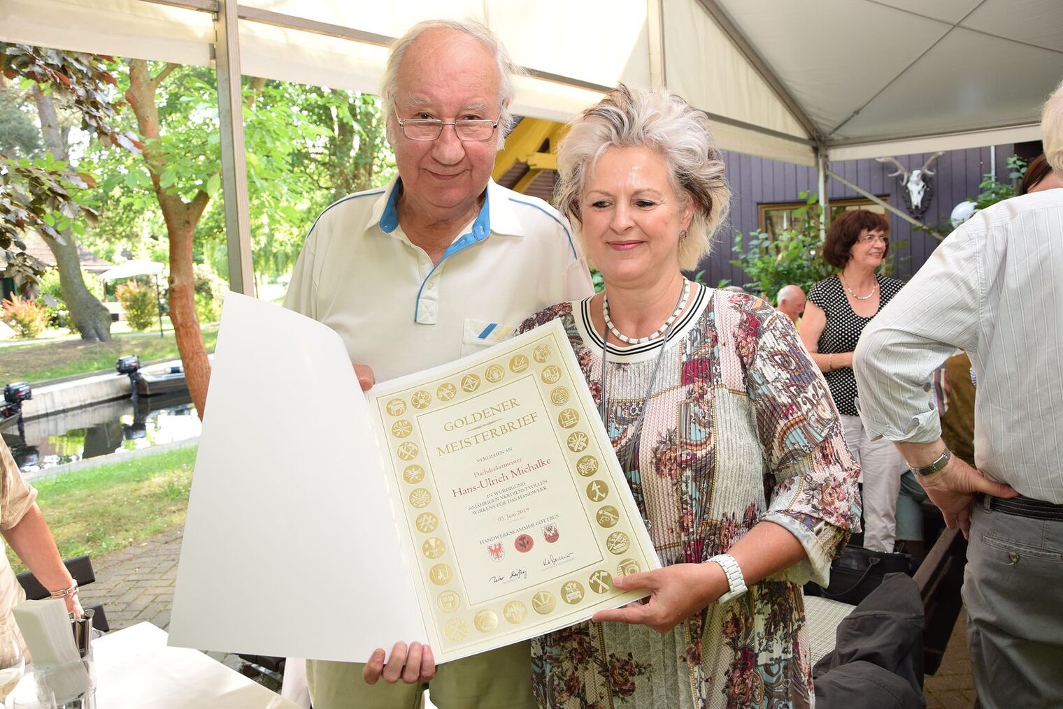 Übergabe Diamantene und Goldene Meister 2019