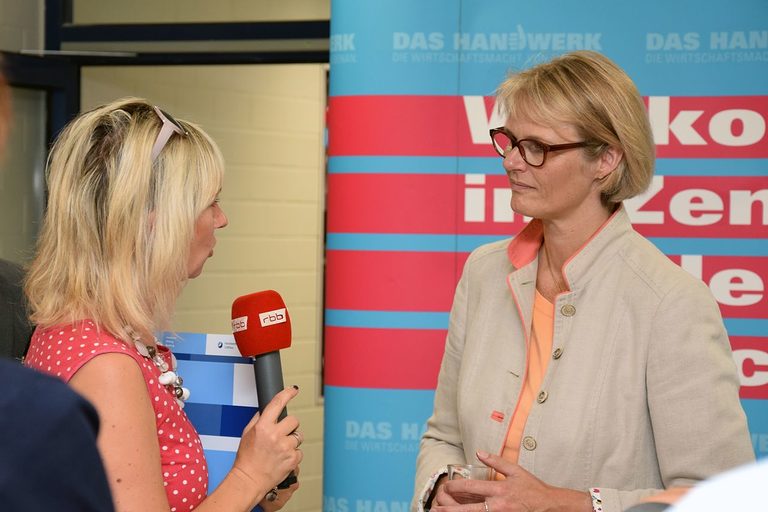 Bundesbildungsministerin Anja Karliczek im BTZ 2019