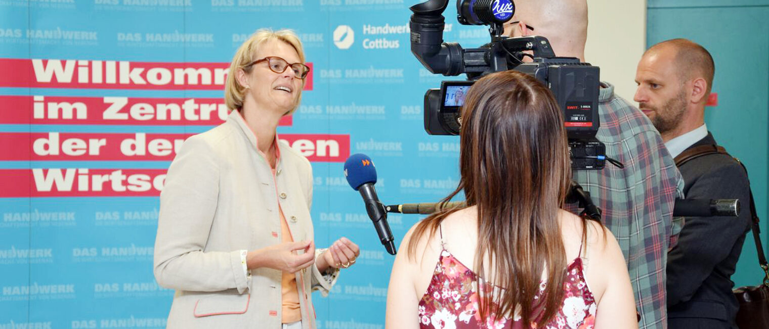 Bundesbildungsministerin Anja Karliczek im BTZ 2019