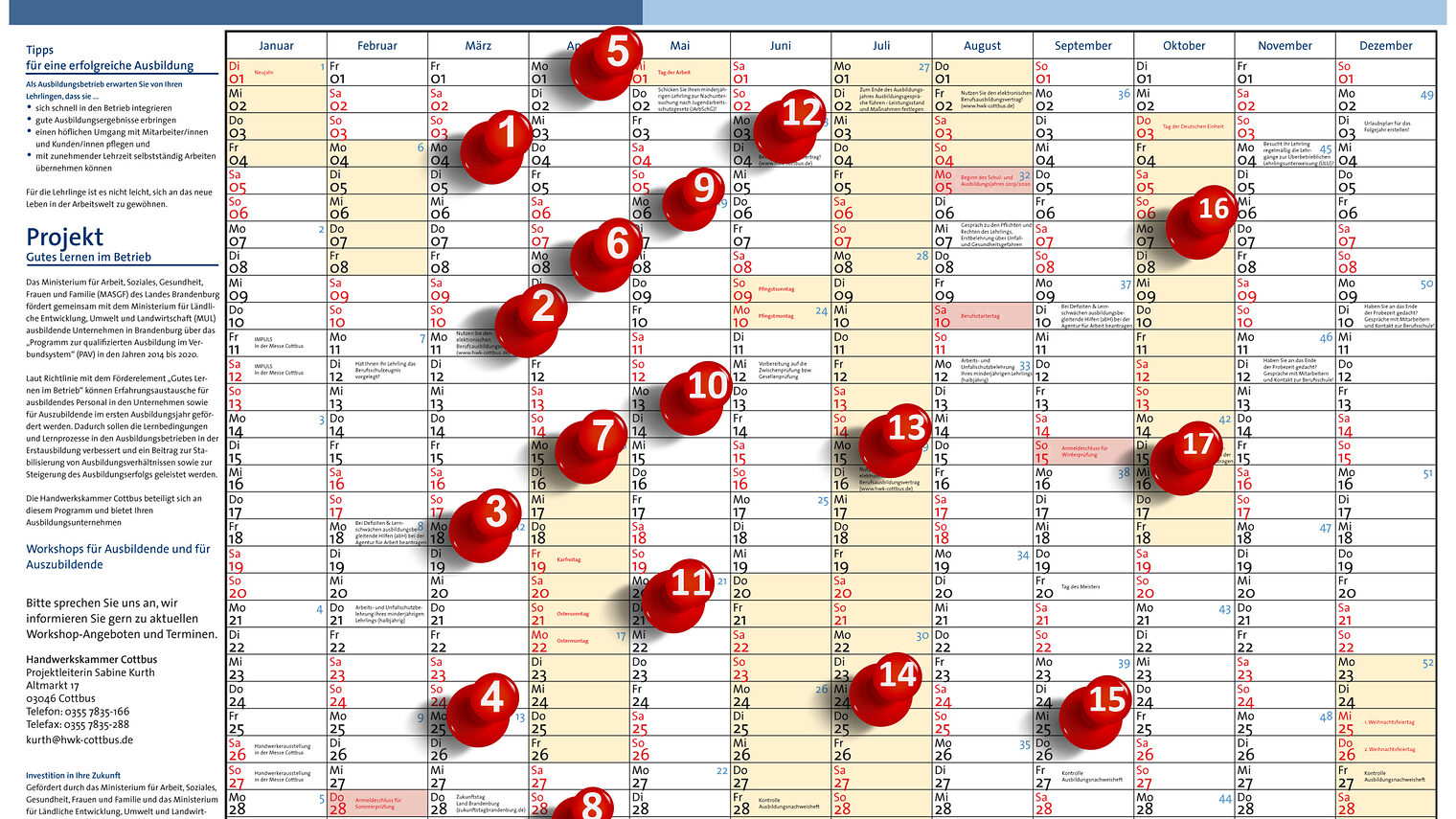 Serie 17 Ausbildungskalender 07 10 19