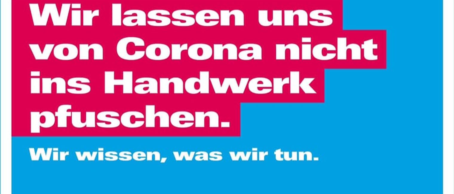 Imagekampagne Corona Danke