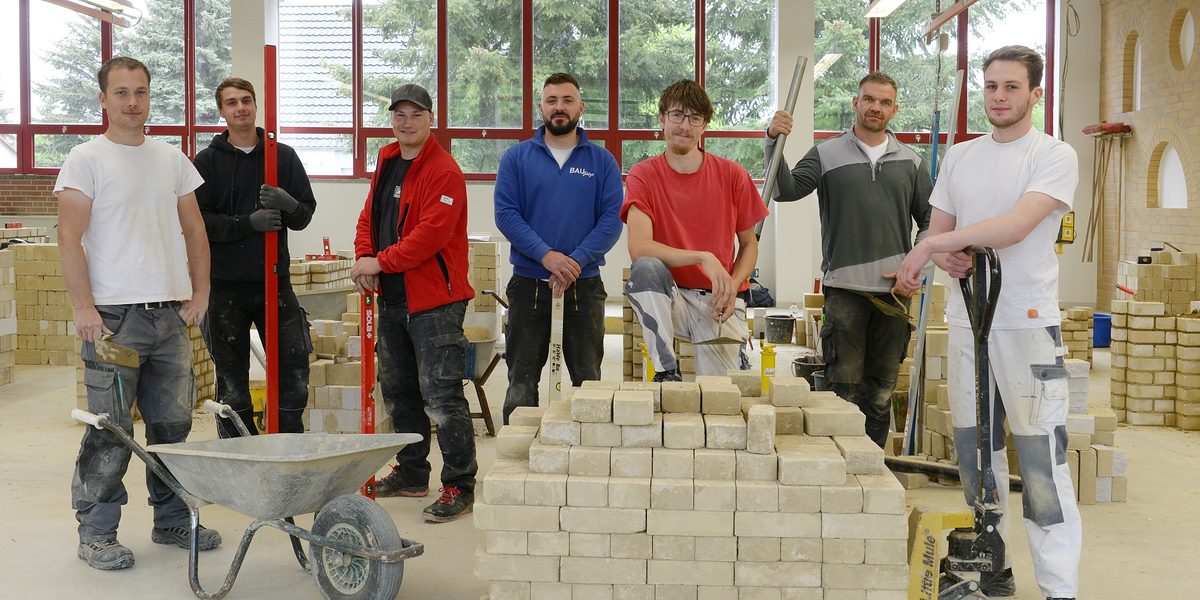 Meisterklasse Maurer Lehrbauhof der Handwerkskammer Cottbus