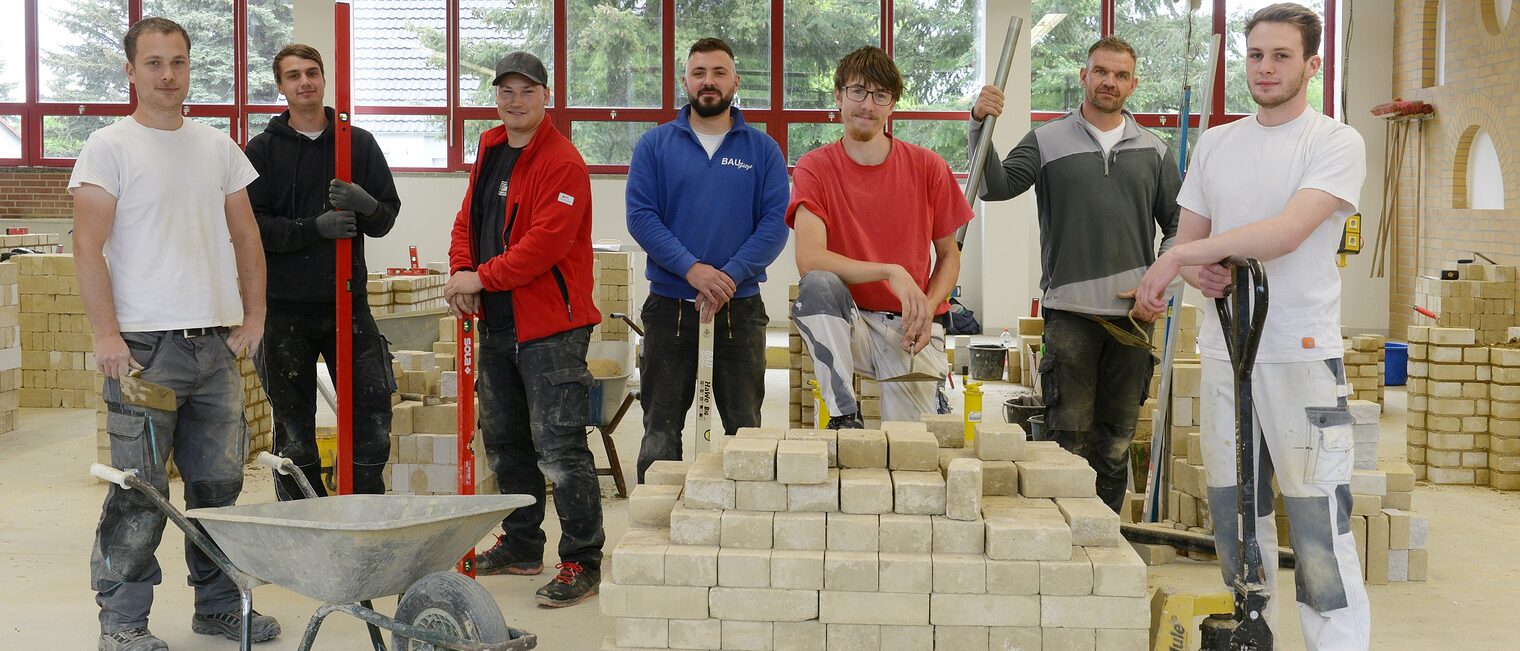 Meisterklasse Maurer Lehrbauhof der Handwerkskammer Cottbus