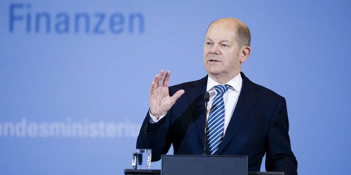 Bundesfinanzminister Olaf Scholz
