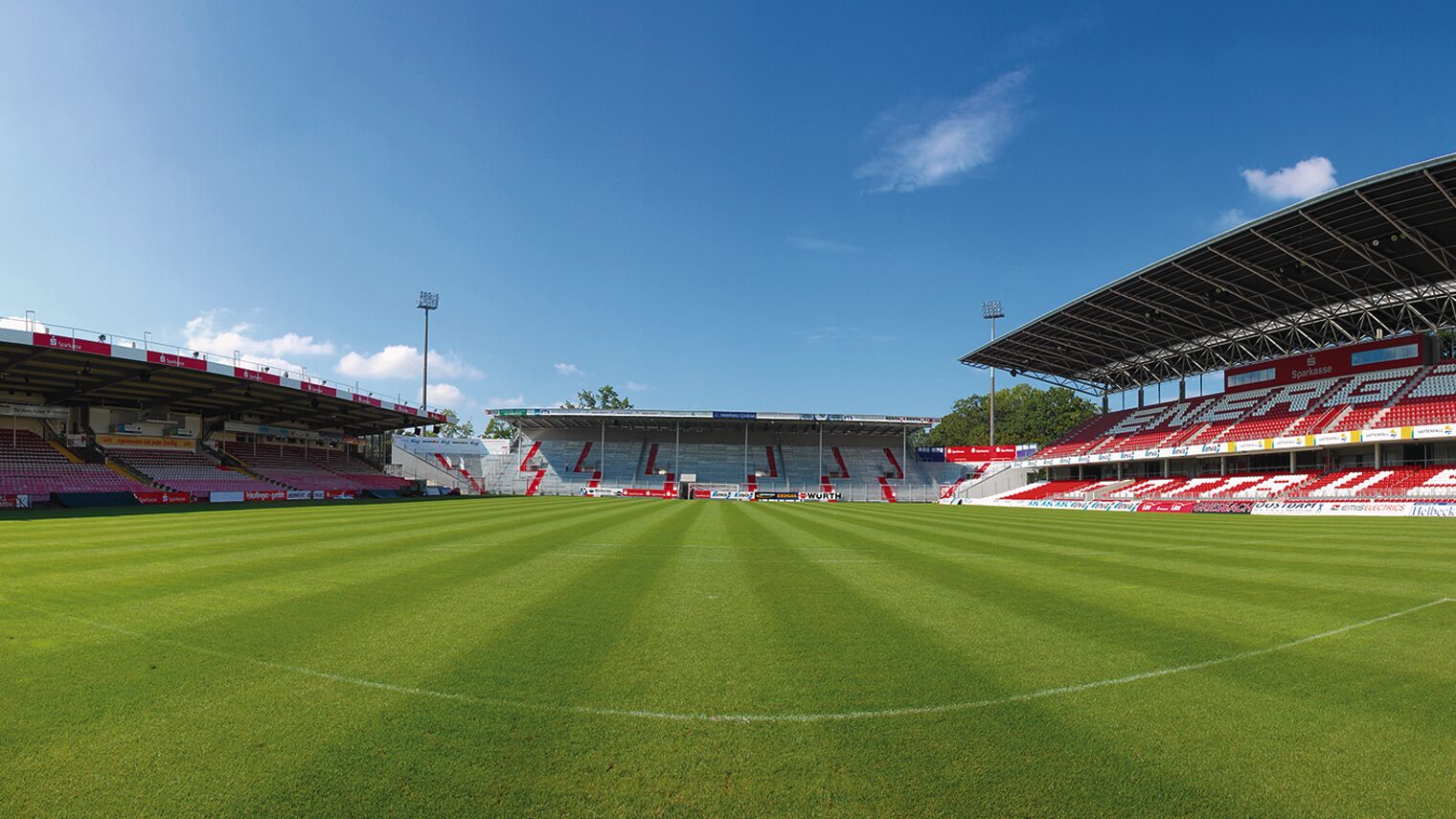 Stadion FCE Tag des Meisters 2020