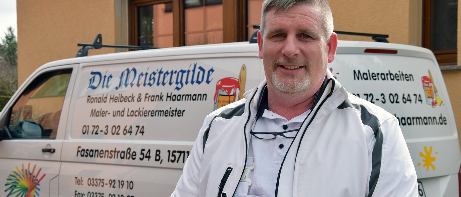 Maler und Lackierermeister Frank Haarmann
