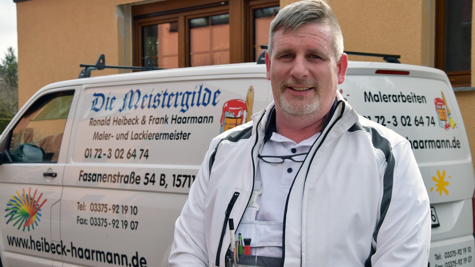 Maler und Lackierermeister Frank Haarmann