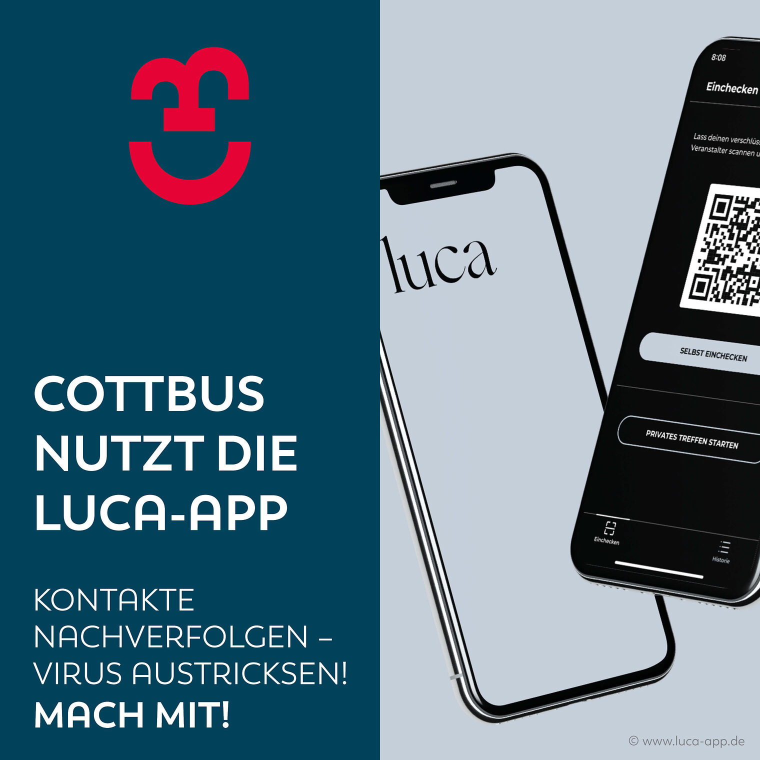 Luca App Social Media Post Stadt Cottbus 1