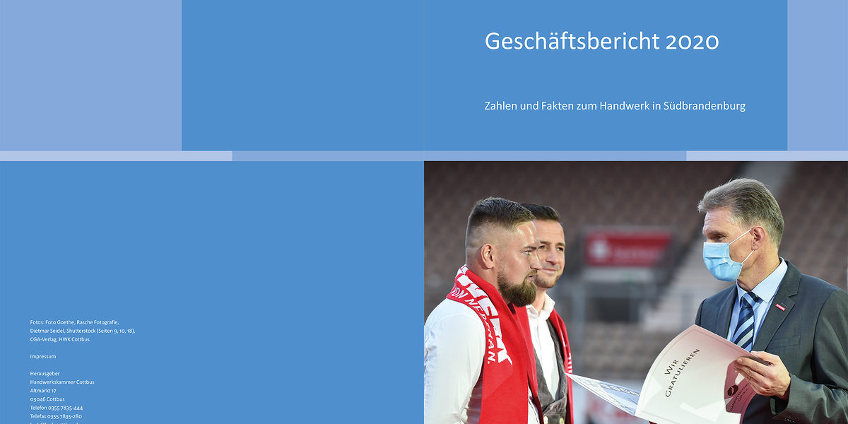 Titelbild Geschäftsbericht 2020