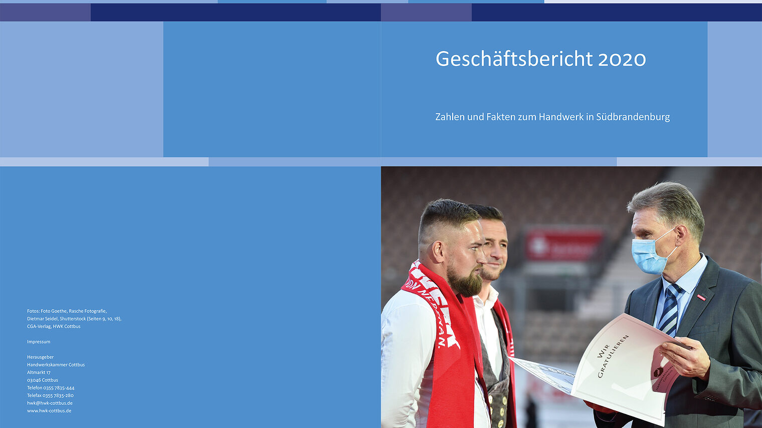 Titelbild Geschäftsbericht 2020