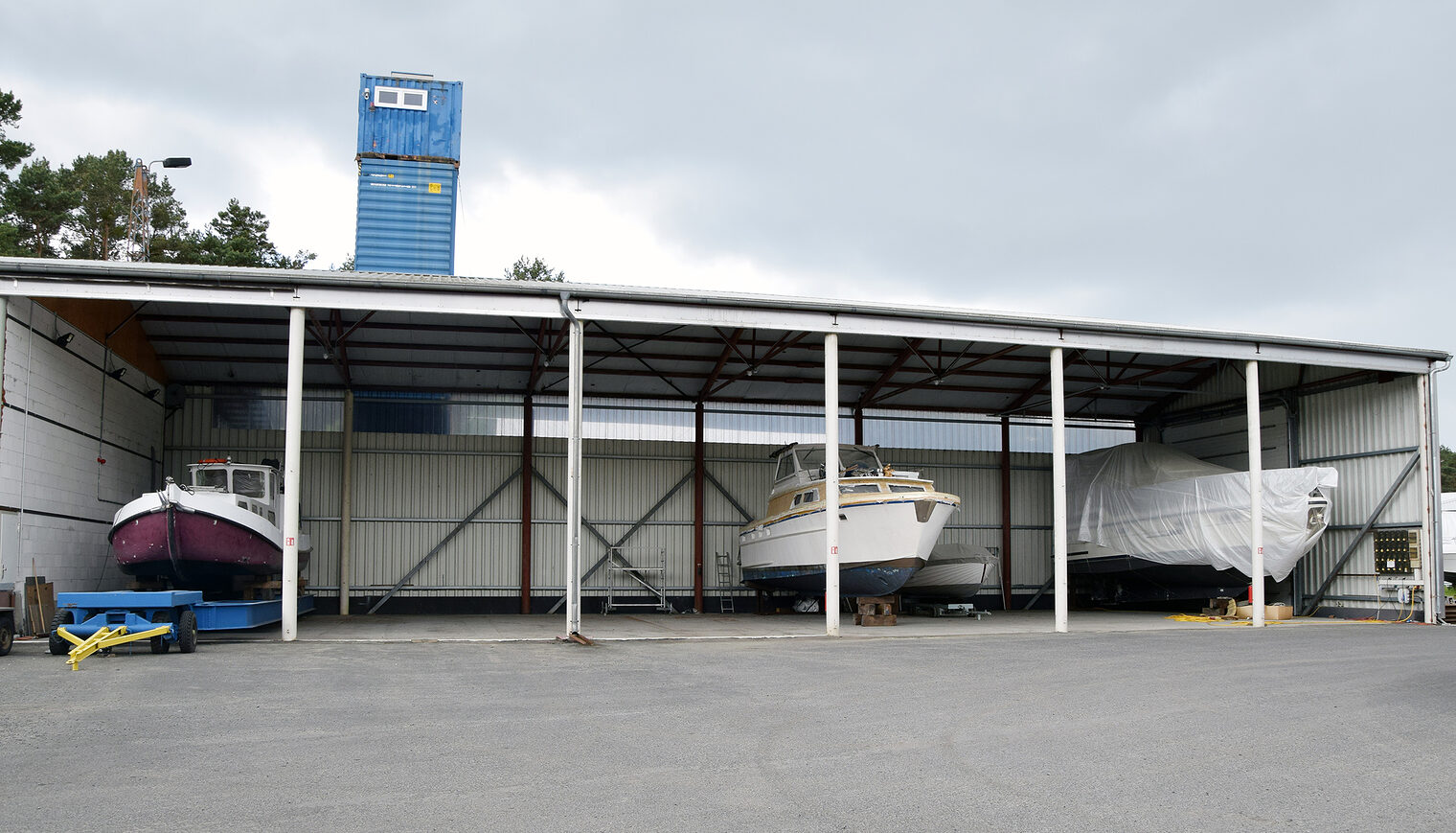 Bootswerft Jürgen Wendisch mit Halle