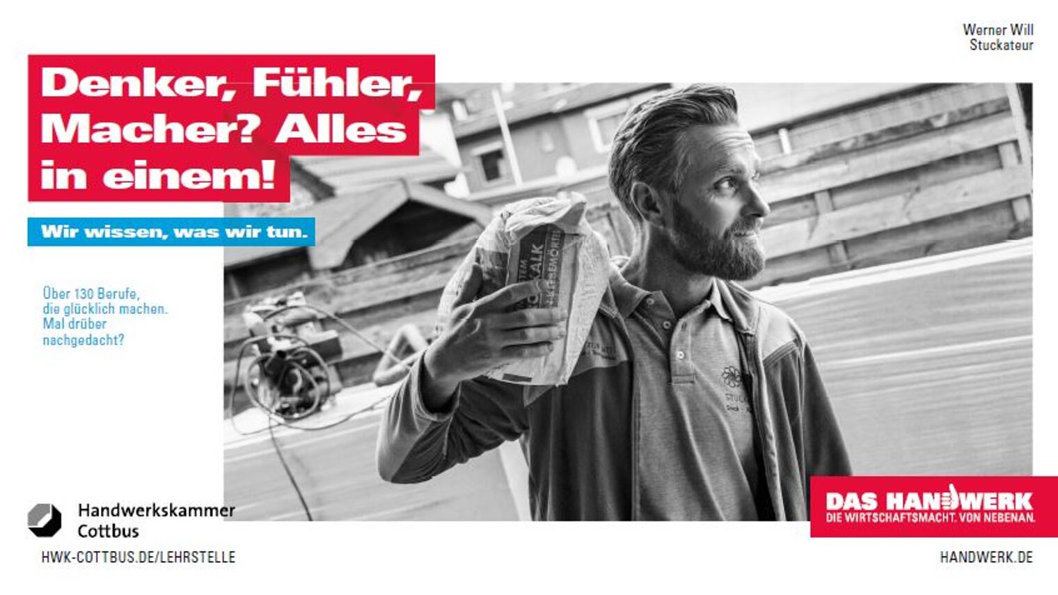 Stuckateur Imagekampagne 2. Flight 2021