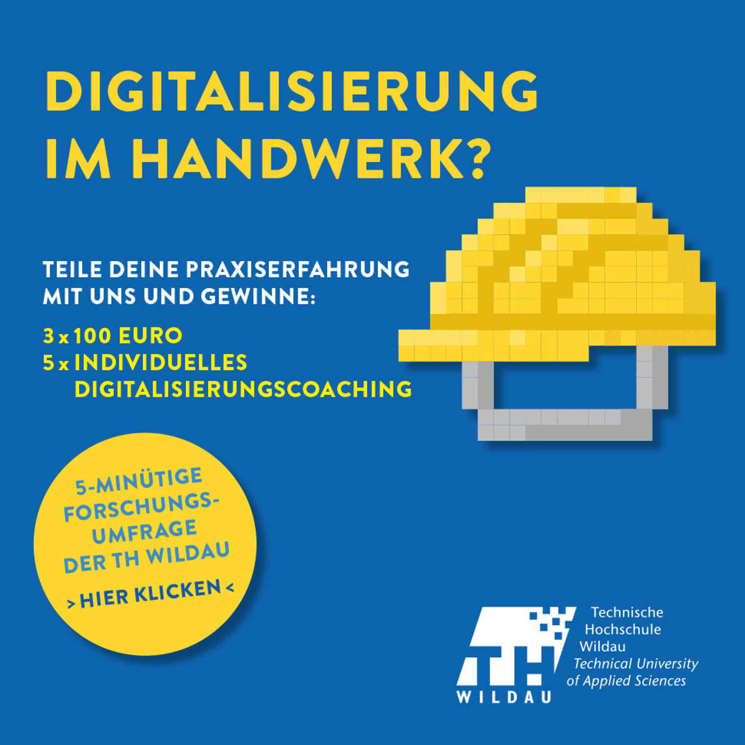 Digitalisierung-Handwerk_Anzeige Umfrage TH Wildau